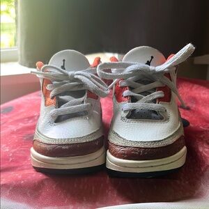 Kids' White and Red Sneakers